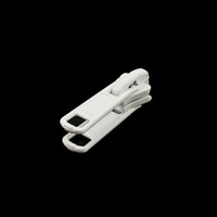 Thumbnail Image for YKK® VISLON® #5 Metal Sliders #5VSDXL AutoLok Standard Double Pull Tab White