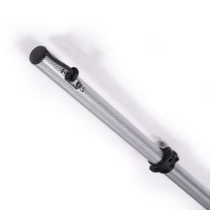 Thumbnail Image for Shade Pole Marine Carbiepole Carbon Fiber Silver 1.5" Diameter 68" to 88" with Bag (1 Each is 1 Pair)
