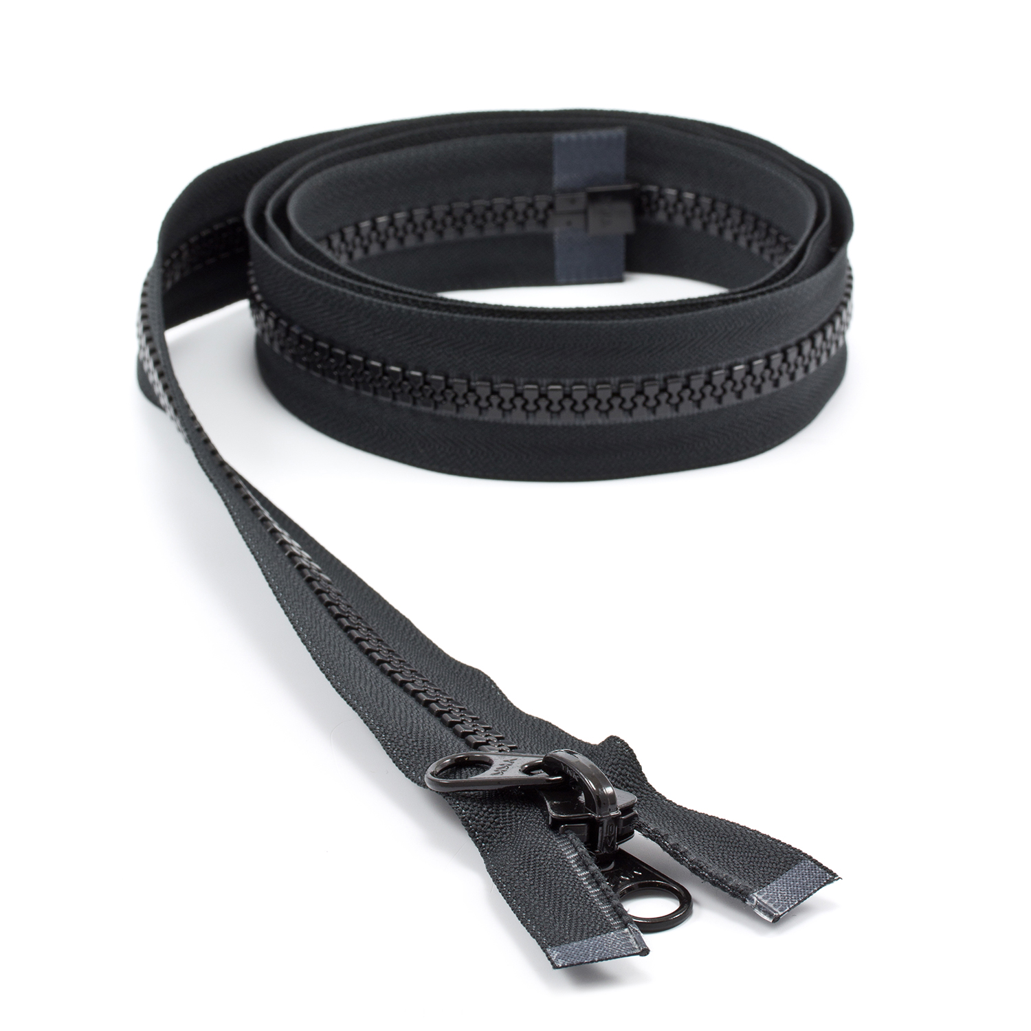 YKK VISLON #10 Separating Zipper Non-Lock Double Pull Metal