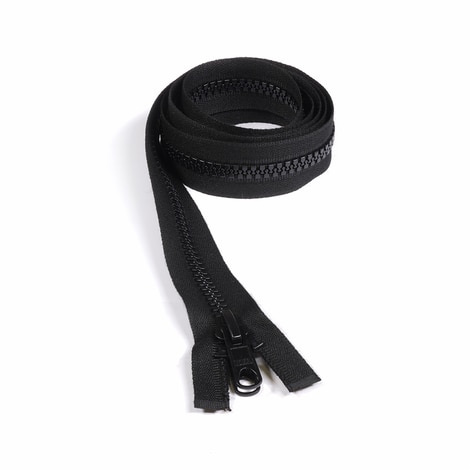 Image for Sunbrella SUNZIP III #10 Separating Zipper Automatic Lock Double Pull Metal Slider  60