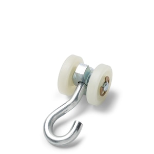 Thumbnail Image for Duratrack Trolley Two-Wheel Nylon Wheels with Bumper and 1" Hook #16NR1B