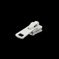 Thumbnail Image for YKK® VISLON® #5 Metal Sliders #5VSDA AutoLok Standard Single Pull Tab White 0