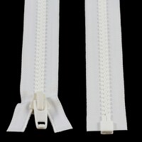 Thumbnail Image for YKK VISLON #10 Separating Zipper Automatic Lock Short Single Pull Plastic Slider 48