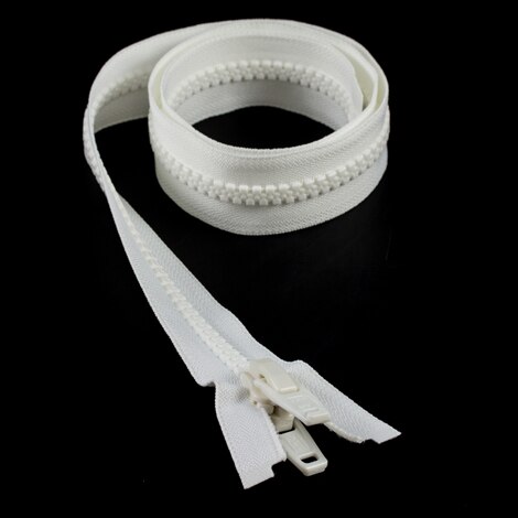Image for YKK VISLON #10 Separating Zipper Automatic Lock Double Pull Plastic Slider 48