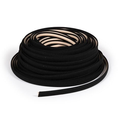 Image for Steel Stitch Sunbrella Covered ZipStrip #6008 Black 160' (Full Rolls Only)