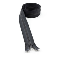Thumbnail Image for YKK® VISLON® #5 Separating Zipper Automatic Lock Short Single Pull Metal Slider #VSOL56 36