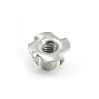Thumbnail Image for T-Nut 4-Prong #ST29-444 1/4-20 Stainless Steel (DISC) 1