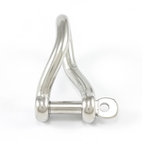 Thumbnail Image for SolaMesh Twisted Dee Shackle Stainless Steel Type 316 8mm (5/16