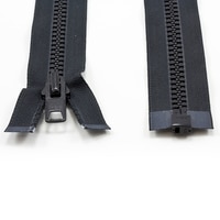 Thumbnail Image for YKK® VISLON® #10 Separating Zipper Automatic Lock Short Single Pull Metal Slider #VFUVOL-106 DA E 60