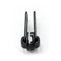 Thumbnail Image for YKK® ZIPLON® Metal Sliders #10CFDWL Non-Locking Long Double Pull Tab Black 2