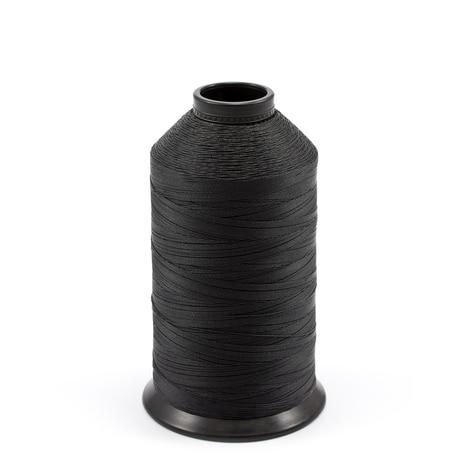 Image for A&E SunStop Twisted Non-Wick Polyester Thread Size T90 #66501 Black 8-oz