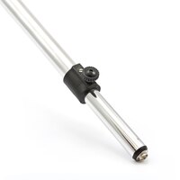 Thumbnail Image for Mooring Pole Aluminum w/ Thumb Screw w/Black Rubber Foot Swedged Tip and Stud Tip #4848B 48