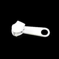 Thumbnail Image for YKK® ZIPLON® Metal Sliders #5CNDFL Non-Locking Long Single Pull Tab White 2