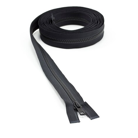Image for YKK® VISLON® #5 Separating Zipper Automatic Lock Short Single Pull Metal Slider #VSOL56 144