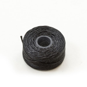Thumbnail Image for Coats Polymatic Belbobs Bonded Monocord Dacron #G Size 125 Black  80-pk