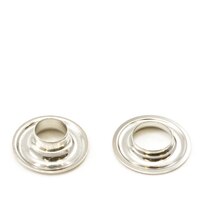 Thumbnail Image for Grommet with A1340 Neck Washer #1 Brass Nickel 25-gr  (DISC) (ALT) 0