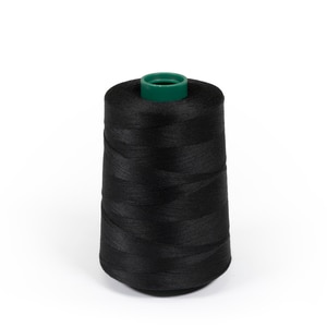 Thumbnail Image for A&E PERMA CORE Polyester Thread TEX 40 Soft (Left Twist) #32002 Black 8-oz