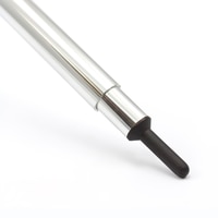 Thumbnail Image for Mooring Pole Aluminum w/ Thumb Screw w/Black Rubber Foot Swedged Tip and Stud Tip #4848B 48" to 96"
