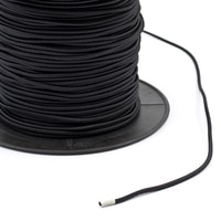 Thumbnail Image for Synthetic Shock Cord with Polyester Jacket 1/8" x 500' Black