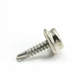 Thumbnail Image for DOT Durable Screw Stud 93-X8-103017-2A 5/8" Nickel Plated Brass / Stainless Steel Tek Screw 1000-pk