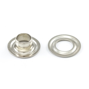 Thumbnail Image for DOT Grommet with Plain Washer #0 Nickel 1/4" 25-gr