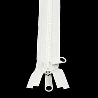 Thumbnail Image for YKK VISLON #8 Separating Zipper Non-Locking Double Pull Metal Slider 18