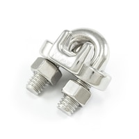 Thumbnail Image for SolaMesh Rope Clamp Stainless Steel Type 316 8mm (5/16")