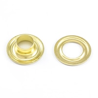 Thumbnail Image for DOT Grommet with Plain Washer #3 Brass 7/16