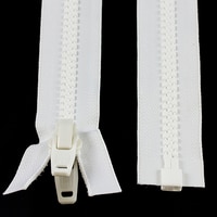 Thumbnail Image for YKK VISLON #10 Separating Zipper Automatic Lock Double Pull Plastic Slider 100