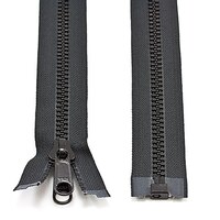 Thumbnail Image for YKK® VISLON® UV #8 Separating Zipper Non-Locking Double Pull Metal Slider #VFUV 42