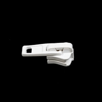 Thumbnail Image for YKK Vislon #10 Plastic Slider 10VF Automatic Lock Single Pull White 2
