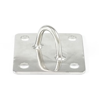 Thumbnail Image for SolaMesh Diagonal Pad Eye Wall Plate Stainless Steel Type 316 100mm (4" x 4")