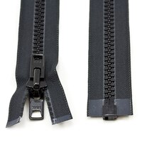 Thumbnail Image for YKK VISLON #10 Separating Zipper Automatic Lock Short Double Pull Metal Slider 80