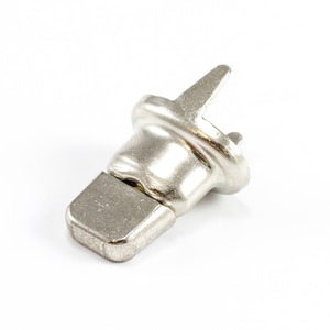 Thumbnail Image for DOT Common Sense Turn Button Double Prong Double Height #91-XB-78333-1A Nickel Plated Brass 100-pk