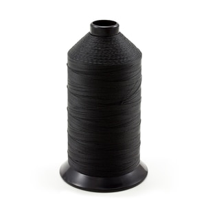 Thumbnail Image for A&E SunStop Twisted Non-Wick Polyester Thread Size T135 #66501 Black 16-oz