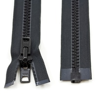 Thumbnail Image for YKK® VISLON® #10 Separating Zipper Automatic Lock Short Double Pull Metal Slider #VFUVOL-107 DX E 80
