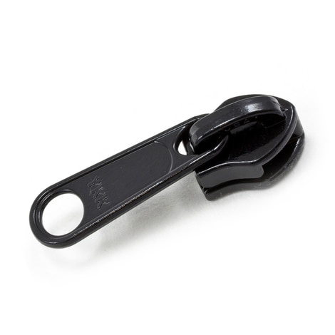 Image for YKK® ZIPLON® Metal Sliders #10CFDFL Non-Locking Long Single Pull Tab Black