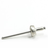 Thumbnail Image for DOT Durable Blind Rivet Stud #93-X8-10314-1A Nickel Plated Brass/ Stainless Steel Mandrel 100-pk 0