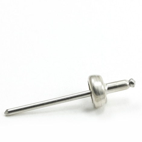 Image for DOT Durable Blind Rivet Stud #93-X8-10314-1A Nickel Plated Brass/ Stainless Steel Mandrel 100-pk