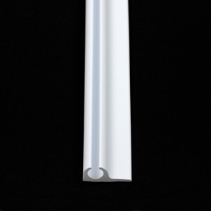 Thumbnail Image for PVC Track #333 90 Degree 7'-6" White with Flange