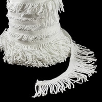 Thumbnail Image for Polyester Bullion Fringe #1035 4" x 36-yd Medium White