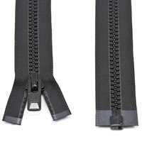 Thumbnail Image for YKK® VISLON® #10 Separating Zipper Automatic Lock Short Single Pull Metal Slider #VFUVOL-106 DA E 54