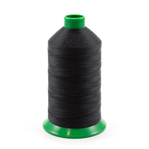 Thumbnail Image for A&E Poly Nu Bond Twisted Non-Wick Polyester Thread Size 92 #4608 Black 16-oz