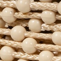 Thumbnail Image for RollEase Plastic Chain with Safety Warning Tags #10 820' with 12mm Bead Spacing Vanilla 2
