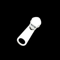 Thumbnail Image for YKK® ZIPLON® Metal Sliders #5CNDFL Non-Locking Long Single Pull Tab White