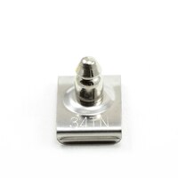 Thumbnail Image for DOT Lift-The-Dot Windshield Clip 90-X8-16376-1A 3/4" Nickel Plated Brass / Stainless Steel Clip 100-pk