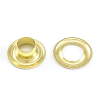 Thumbnail Image for DOT Grommet with Plain Washer #4 Brass 1/2