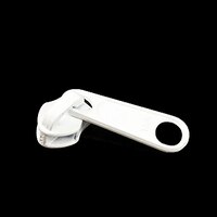Thumbnail Image for YKK® ZIPLON® Metal Sliders #5CNDFL Non-Locking Long Single Pull Tab White 1