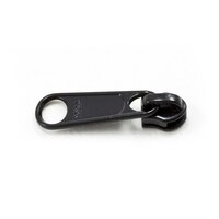 Thumbnail Image for YKK® ZIPLON® Metal Sliders #4.5CNDFL Non-Locking Long Single Pull Tab Black 2