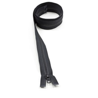 Thumbnail Image for YKK VISLON #5 Separating Zipper Automatic Lock Short Single Pull Metal Slider 42